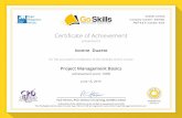 GoSkills Certificate - Ivonne Duarte - Project Management Basics-1