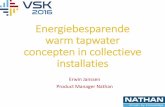 Energiebesparende warmtapwater concepten