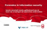 Forensics in information security