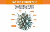 Fakton Forum 2015 Waardecreatie door Stedelijke Transitie