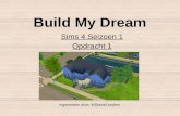 Build My Dream Sims 4 Seizoen 1 - Opdracht 1 - MDianaSanders