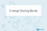 E-merge - Sharing Blends - Actiegericht onderwijs