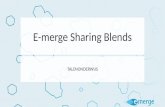 E-merge - Sharing Blends - Talenonderwijs