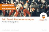 Danny Goudriaan - Paid Search Rendements analyse