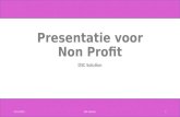 Presentatie voor  non profit