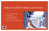 Welcome by SPIE Holedeck Demoroom