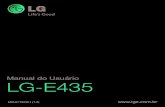 Manual Celular LG  E-435