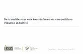 De transitie naar een koolstofarme en competitieve Vlaamse industrie