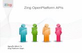 Zing OpenPlatform APIs