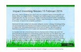 Impact Investing Nieuws 15 Februari 2016