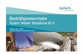 Wie is Xylem Water Solutions Nederland?