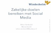 Zakelijke doelen bereiken met social media - Gastcollege Windesheim