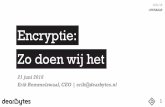 Webinar Encryptie: zo doen wij het