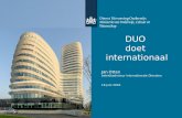 Studielink en DUO, internationalisering: be prepared voor 2018 - Jan Otten, Bote Folkertsma - HOlink2016