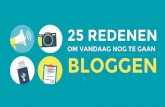 Waarom bloggen? 25 redenen om vandaag nog te beginnen!