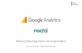 #WorkshopWoensdag: Starten met Google Analytics
