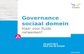 Workshop 2.6: Vilans: 'Governance tussen organisaties in het sociaal domein: klaar voor fluïde netwerken?'