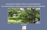 Lezing prof. Theo Spek (Rijksuniversiteit Groningen): Historische ecologie in Noord- en Oost-Nederland: van interdisciplinair onderzoek naar integraal landschapsbeheer