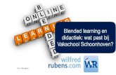 Workshop vakschool schoonhoven blended learning introductie