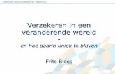 Presentatie Frits Blees kennisdag 'Op weg naar 2020'