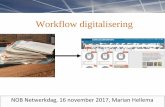 Netwerkdag 2017 | Marian Hellema | Workflow digitalisering