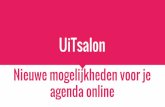 UiTsalon nieuwe mogelijkheden online agenda's