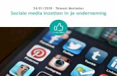 20180124 - Workshop ondernemers: Sociale media in je onderneming