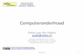Inleiding computeronderhoud; Pieter van der Hijden