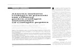 1088 - Gastroenterologia · PDF filecon reflusso gastro-esofageo sintomatico ... logia, per la valutamone clinico- ... se. Nessun caso presentava stenosl