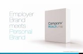 Employer Brand meets Personal Brand - booklet Werken bij ... · PDF file(CGI), Deloitte, Cofely, Essent, Atos, IBM, Ikea, Philips. CompanyMatch zal vanaf 2013 ook beschikbaar zijn