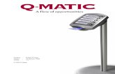 Product : Q-MATIC Solo © 2009 Q-Maticusers.telenet.be/jellewouters/Bernaerts Elektro/Technische Fiches... · ALGEMEEN Q-Matic beschikt over een grote diversiteit aan componenten