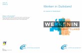uwv.nl werk.nl Werken in · PDF fileWerken is belangrijk, voor uzelf en voor de maatschappij. UWV helpt u om werk te vinden en te houden. Is werken ... Als u bij een Duitse werkgever