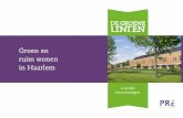 Groen en ruim wonen in Haarlem - · PDF fileIn deze brochure kunt u alles lezen over de sociale huur eengezinswoningen. Wij wensen u veel leesplezier toe. ... pakt mooi uit!” Wonen