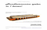Mondharmonica spelen in 7 lessen! het zelf mondhamonica versie 2010... · hou je de harp best vast zoals op de eerste foto. Zo heb je een goed overzicht op de harmonica. De nummers