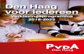 Den Haag voor iedereen · PDF fileGoed wonen voor iedereen ... door met het beleid ervoor te zorgen ... De Haagse zorg wordt weer betaalbaar voor iedereen Het is belangrijk dat ouderen