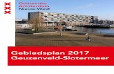Gebiedsplan 2017 Geuzenveld-Slotermeer - · PDF filefors worden geïnvesteerd in het gebied en de bewoners. Om iedereen mee te laten doen moeten ... Eind 2016 is het Amsterdams Steunpunt