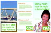 N voor úw regio in Zuid-Holland · PDF fileKijk voor meer informatie op Hoe meer N, hoe mooier de ... voor kwaliteit van wonen, leven en bewegen en een ondernemend Zuid-Holland. Speerpunten