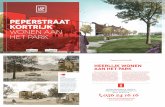 peperstraat kortrijk wonen aan het  · PDF filewonen aan het park LEIEDAL ... de auto en de focus op kwalitatieve inrichting ... Hier realiseert de Zuid-West-Vlaamse Soci