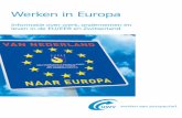 Werken in Europa - EURES - European Job Days · PDF fileHongarije Spanje Ierland Tsjechië Italië Verenigd Koninkrijk# Letland Zweden ... Wilt u meer weten over werken en wonen in