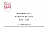 Woonbeleidsplan Gemeente Wingene - Wonen Regio Tieltwonen-regio-tielt.be/upload/content/file/Beleid/Woonbeleidsplannen... · wonen en een tekort aan middelen wordt gezocht ... overleg