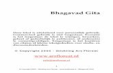 bhagavad gita - Ars Floreatarsfloreat.nl/documents/Gita.pdf · zes hoofdstukken handelen over toewijding of devo-tie en de aard van Dat. De laatste zes hoofdstukken geven een beschrijving