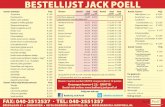 bestellijst jack  · PDF filebestellijst jack Poell Volg ons ook op: Fax: 040-2512537 · tel: 040-2551357 bredalaan 51 eindhoVen inFo@bakkerij-jackPoell.nl