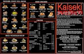RICE NOODLES SOUP 2 - kaiseki- · PDF fileSpelregels ALL You Can Eat Voor het ‘all-you-can-eat’ diner heeft u maximaal 2,5 uur de tijd. U kunt de gerechten van de menukaart bestellen