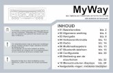 MULTIMEDIA-AUTORADIO/BLUETOOTH-TELEFOON …c5club.neerden.nl/c5/navi/Mayway.pdf · Uw MyWay is zodanig gecodeerd dat deze uitsluitend in uw auto functioneert. Raadpleeg het CITROËN-netwerk