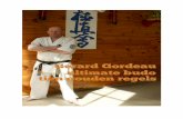 Eerst dit - INTERNATIONAL BUDOKAIinternationalbudokai.weebly.com/uploads/2/9/3/0/29301887/gordeau... · 9e dan Kyokushin Karate ... kampioen geworden, dan staat dat je verdere ontwikkeling