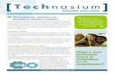 bedrijven werken samen. Technasium folder... · In Noord-Holland is een netwerk van zeven ... chen de leerlingen bij de uitvoering van hun ... Leerlingen werken in teams van drie