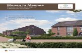 Wonen in Mannee - Nieuwbouw GoesWonen in Mannee 33 twee-onder-een-kap- en vrijstaande woningen Aantrekkelijk wonen tussen natuur en stad in het hart van Zeeland · 2017-7-7