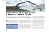 FOTO’S: PETER SABELIS Barendrecht krijgt groot dakpark ... · PDF fileping schermt de Betuweroute, Hogesnelheids-lijn en de reizigerssporen tussen Rotterdam en ... Nederland, Martin