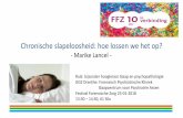Marike Lancel - fes · PDF fileSlaapcentrum voor Psychiatrie Assen Festival Forensische Zorg 23-01-2018 ... International Review of ... (N=96) FPC van Mesdag en FPK Assen Vragenlijsten