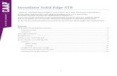Installatie Solid Edge ST8 - caap.nl · PDF fileAls je met ST5, ST6 of ST7 hebt gewerkt of een nieuwe gebruiker bent dan zijn stap 4 en 5 niet nodig. Ga door naar stap 6 op de volgende